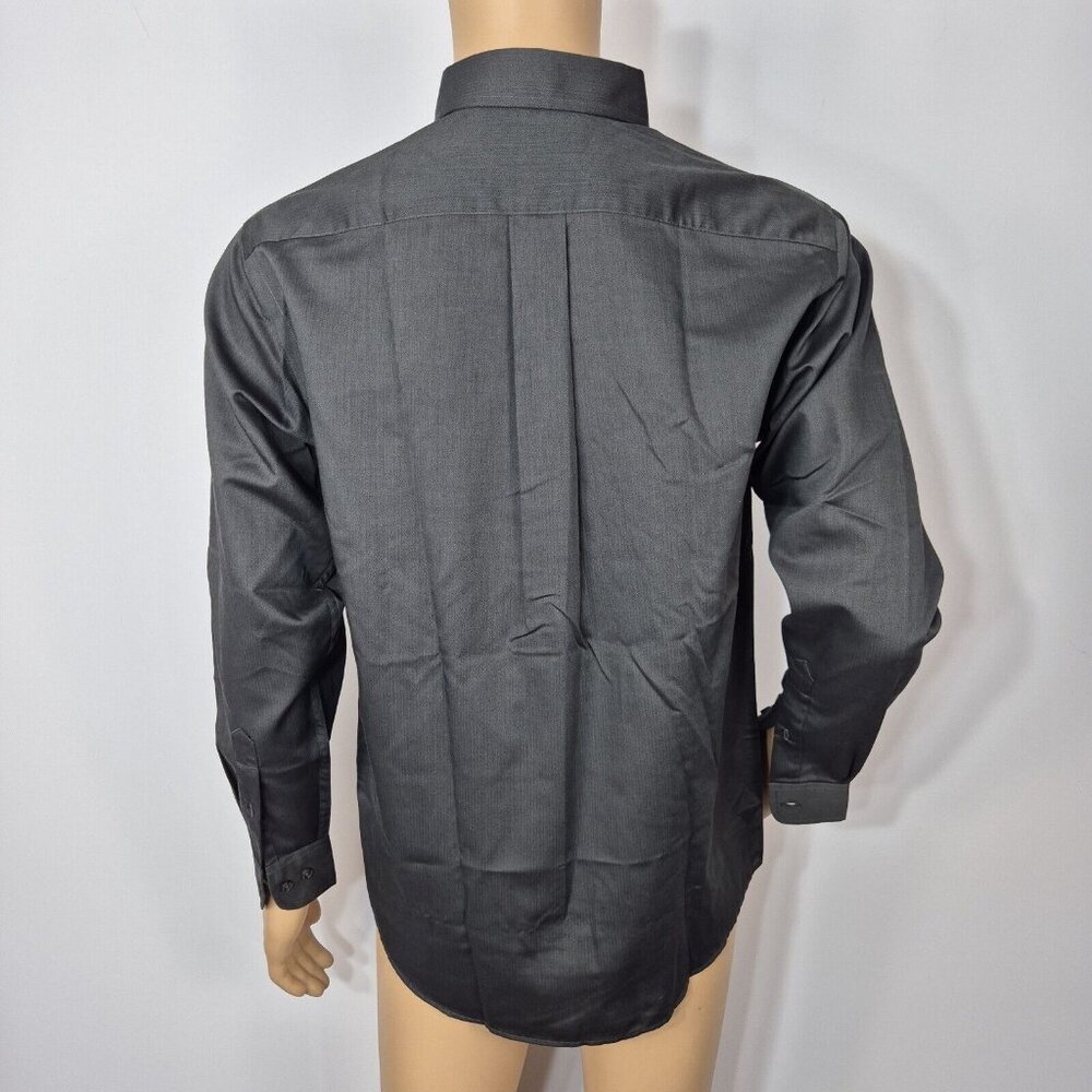 Travel Smart Roundtree & Yorke Men's Size S Shirt Long Sleeve Black (51) - Picture 3 of 9